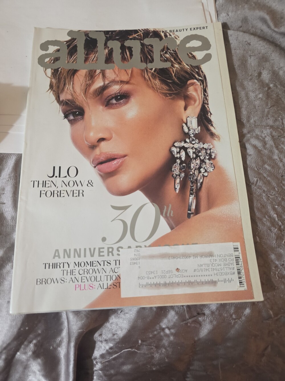 ALLURE MAGAZINE March 2021 30th Anniversary issue J. Lo